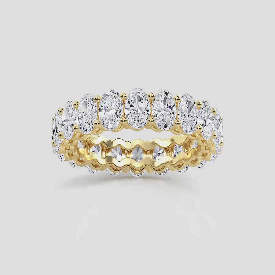 OVAL ETERNITY RING