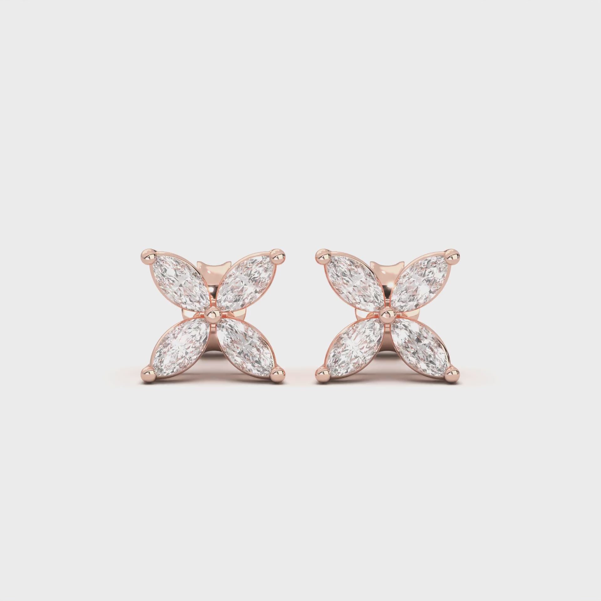MARQUISE CLUSTER EARRINGS