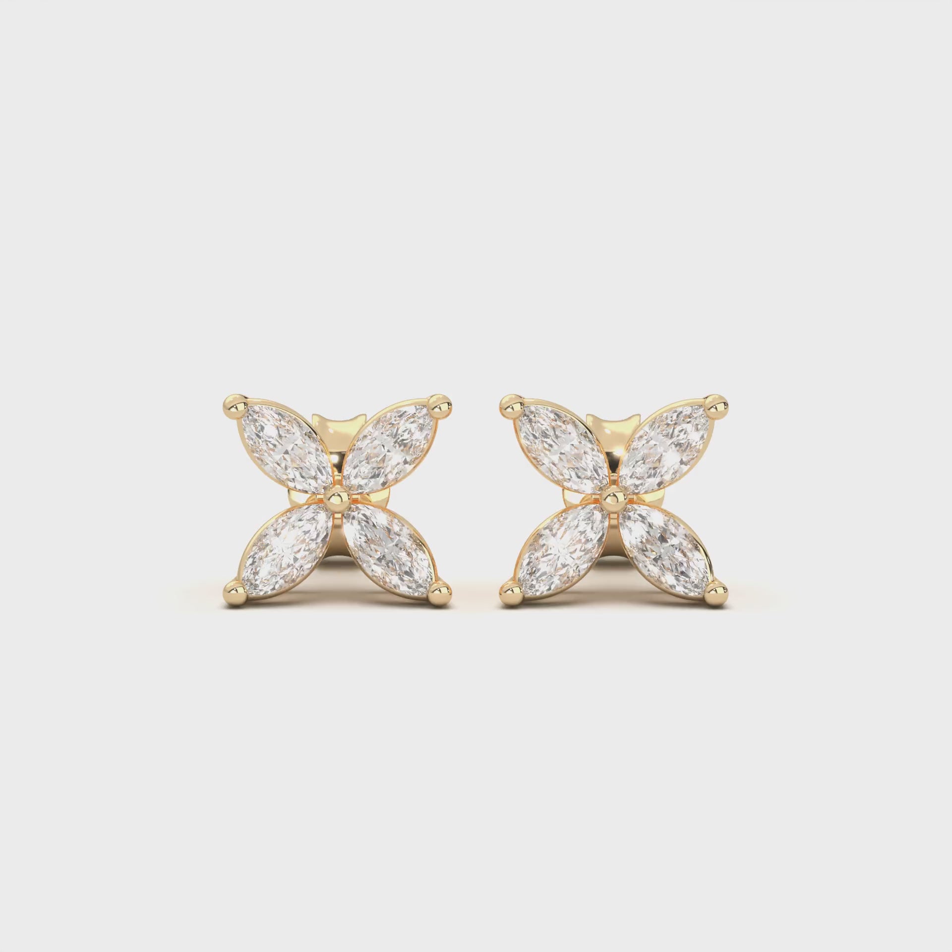 MARQUISE CLUSTER EARRINGS
