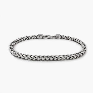 4mm Silver Franco Bracelet