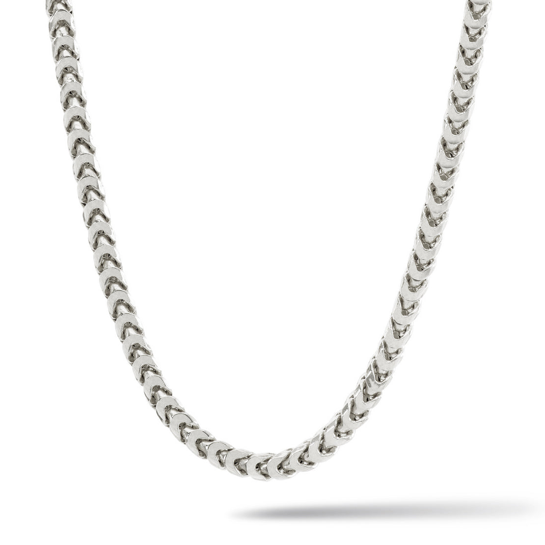 Proclamation Jewelry Men's 4mm Silver Franco Chain