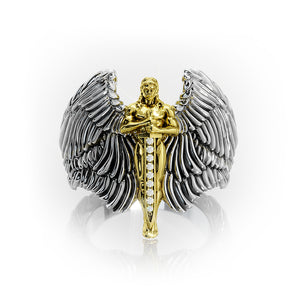 mens gold signet ring