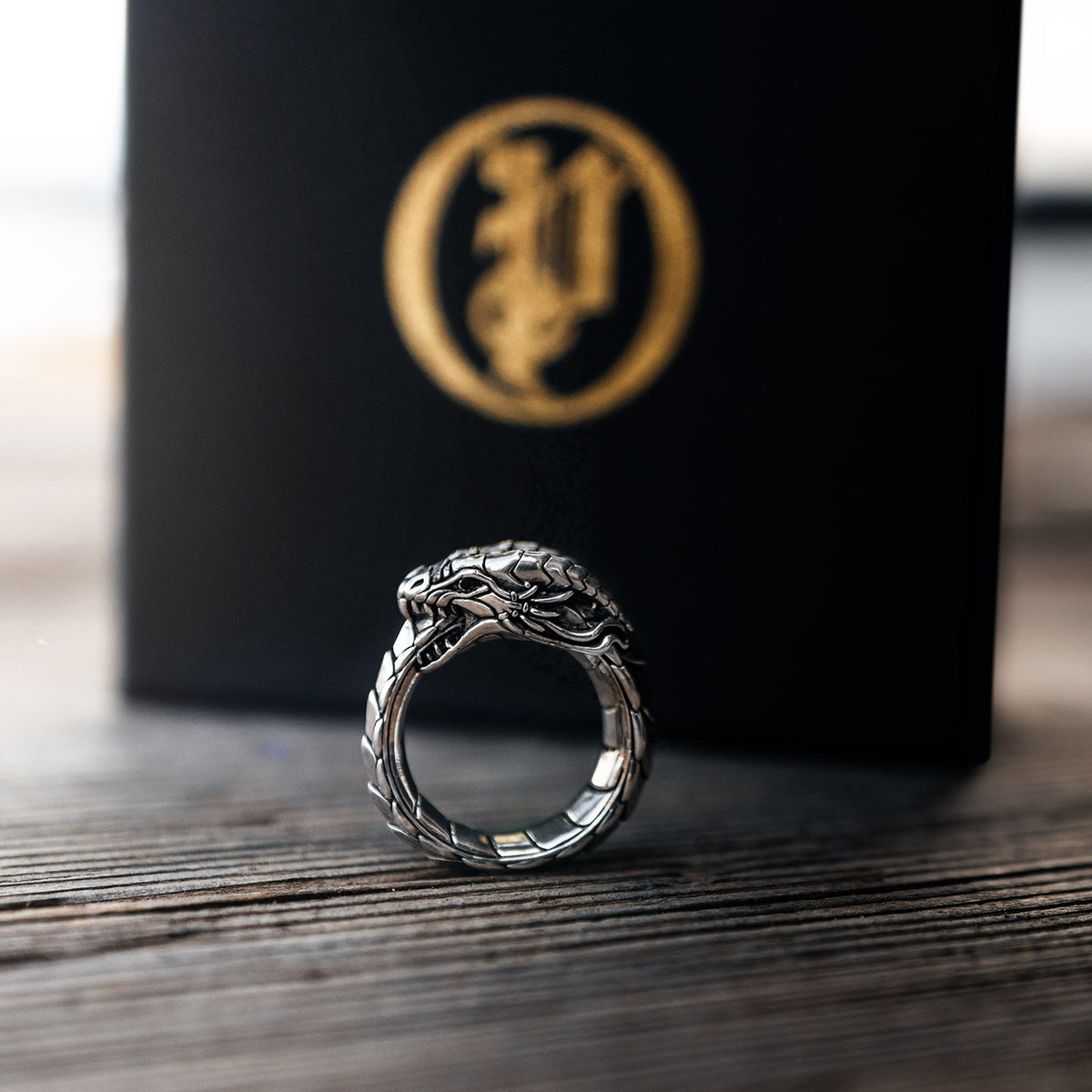 Legend Dragon Rings Silver Dragon Ring for Men - Bold Statement Jewelry — Proclamation