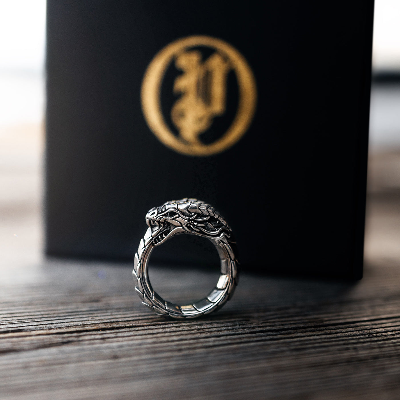 Mens Unique and Epic Dragon Ring The King of Dragon Rings