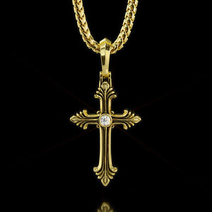 Diamond Cross Pendant for men