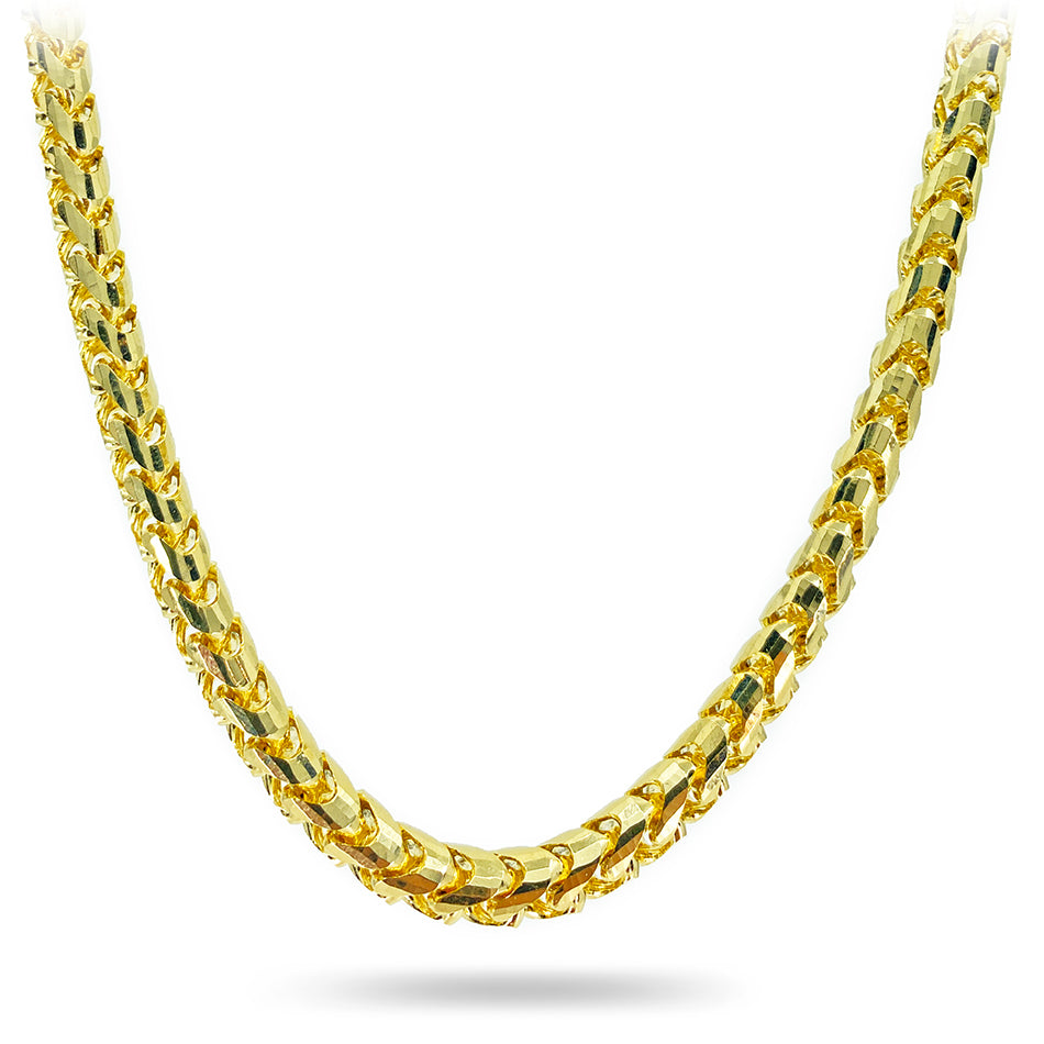 Diamond cut 14k gold necklace Clearance