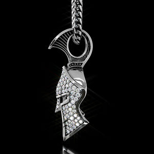 Men's diamond pendant