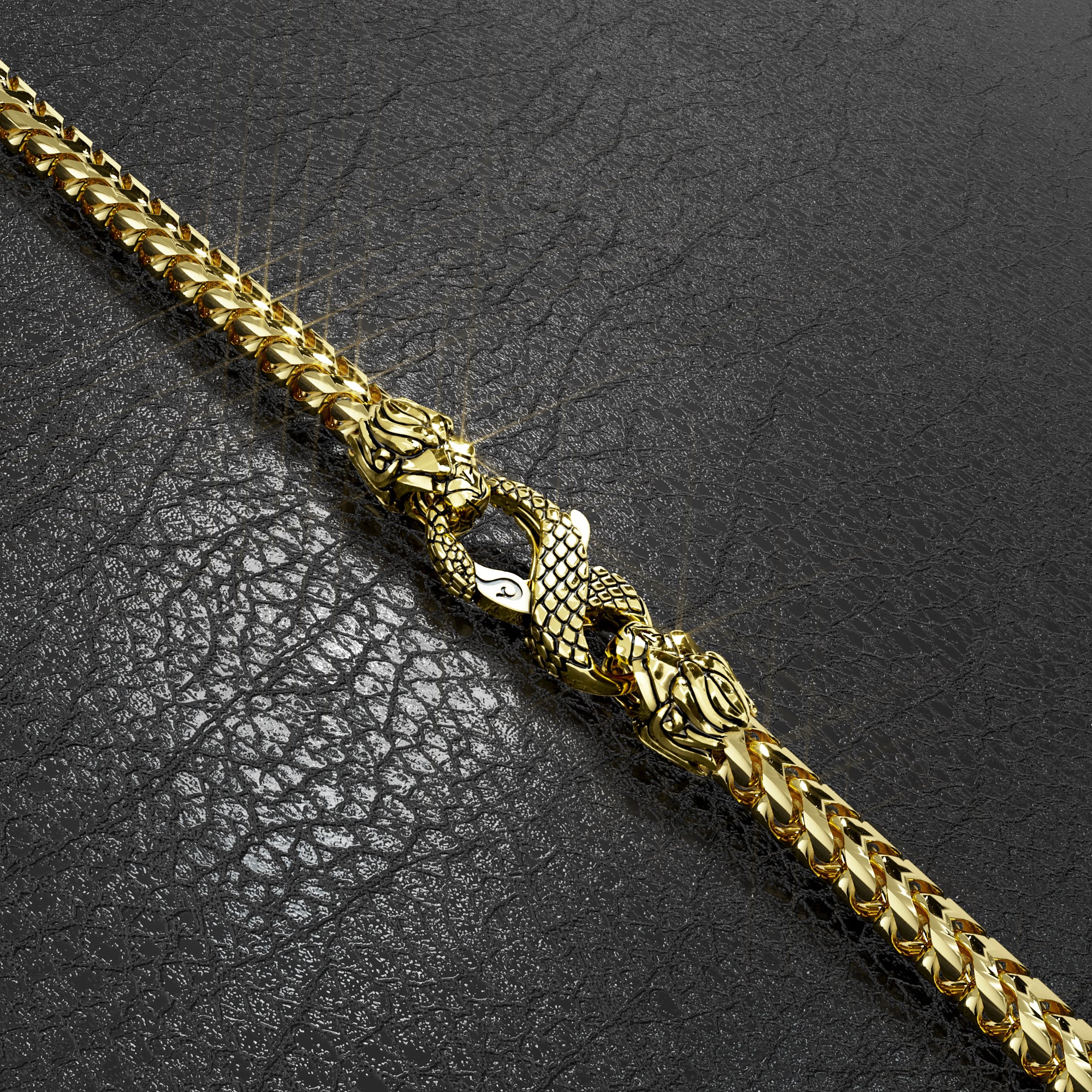 Mens franco outlet gold chain
