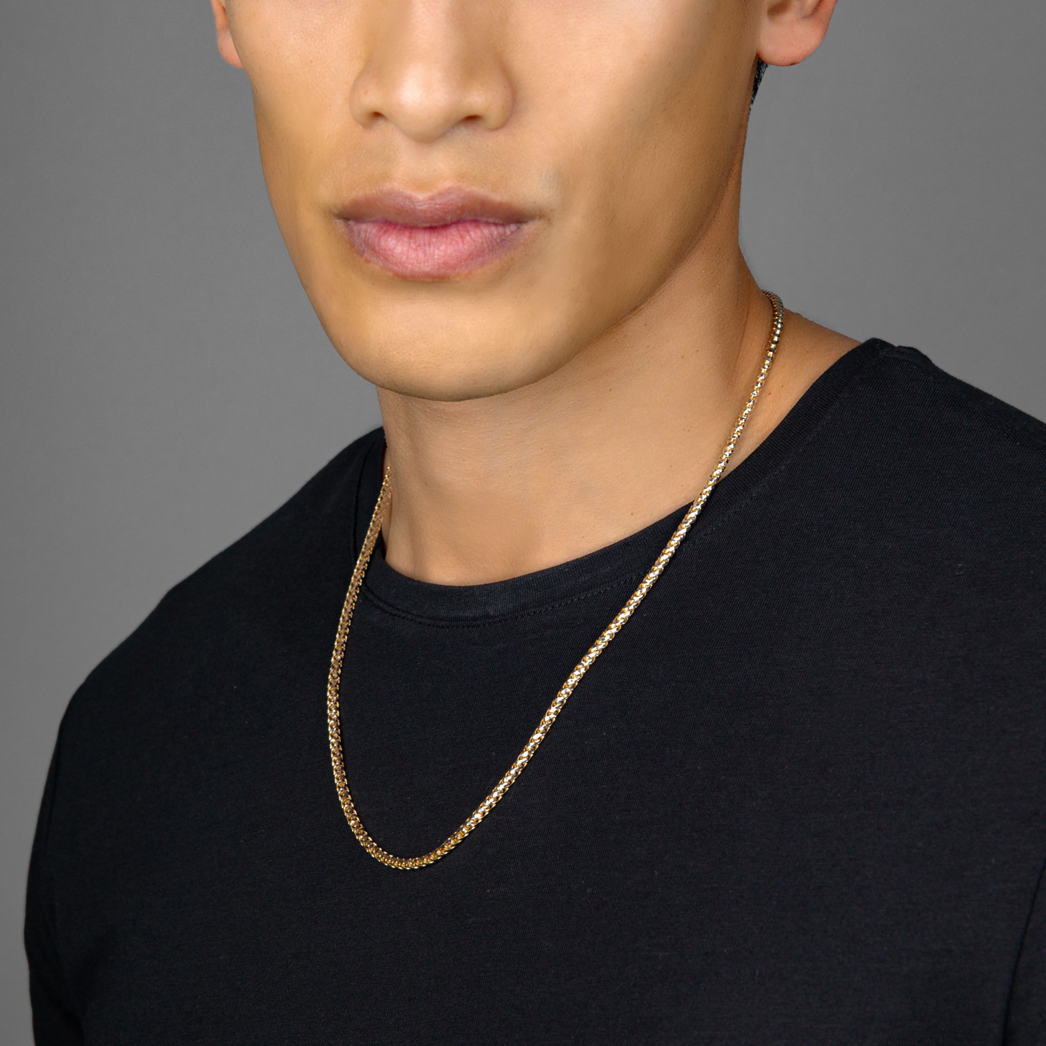 14k Yellow Gold Mens Gold Rope Chain Amazon Box Chain Amazon Men&