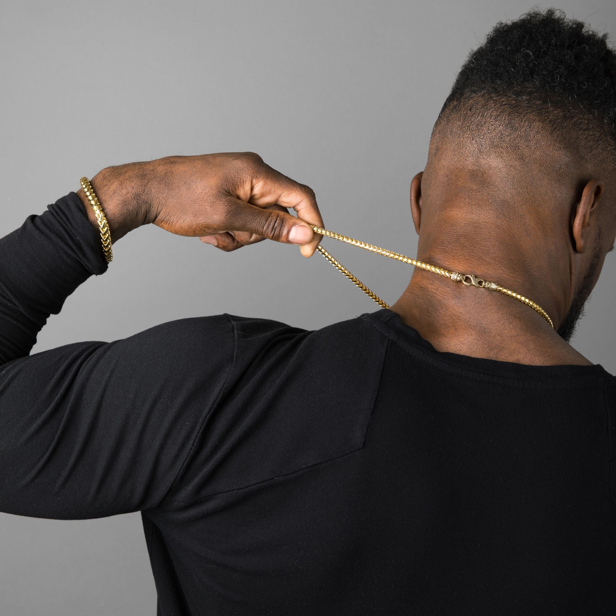 4mm diamond cut franco chain Clearance