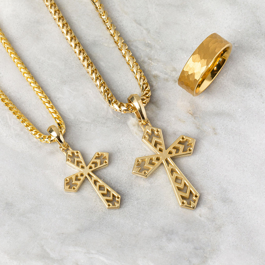 Honor Gold Cross Pendant