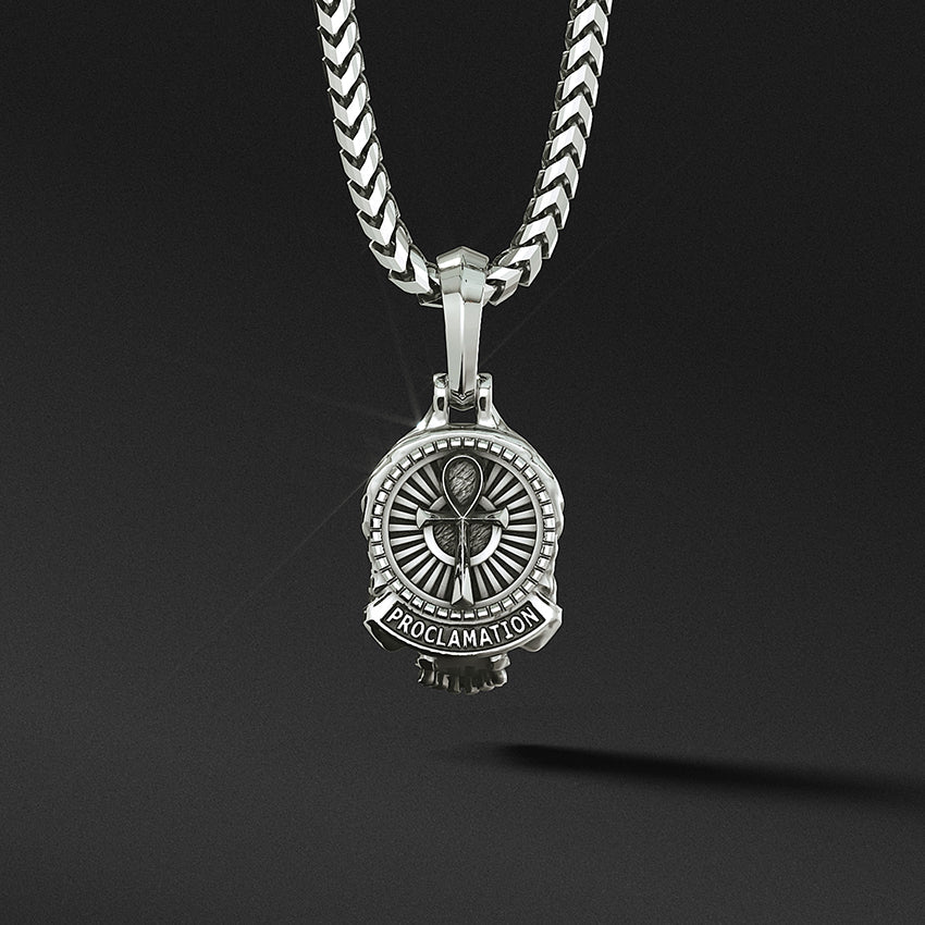 Mens silver charms for necklaces cheap