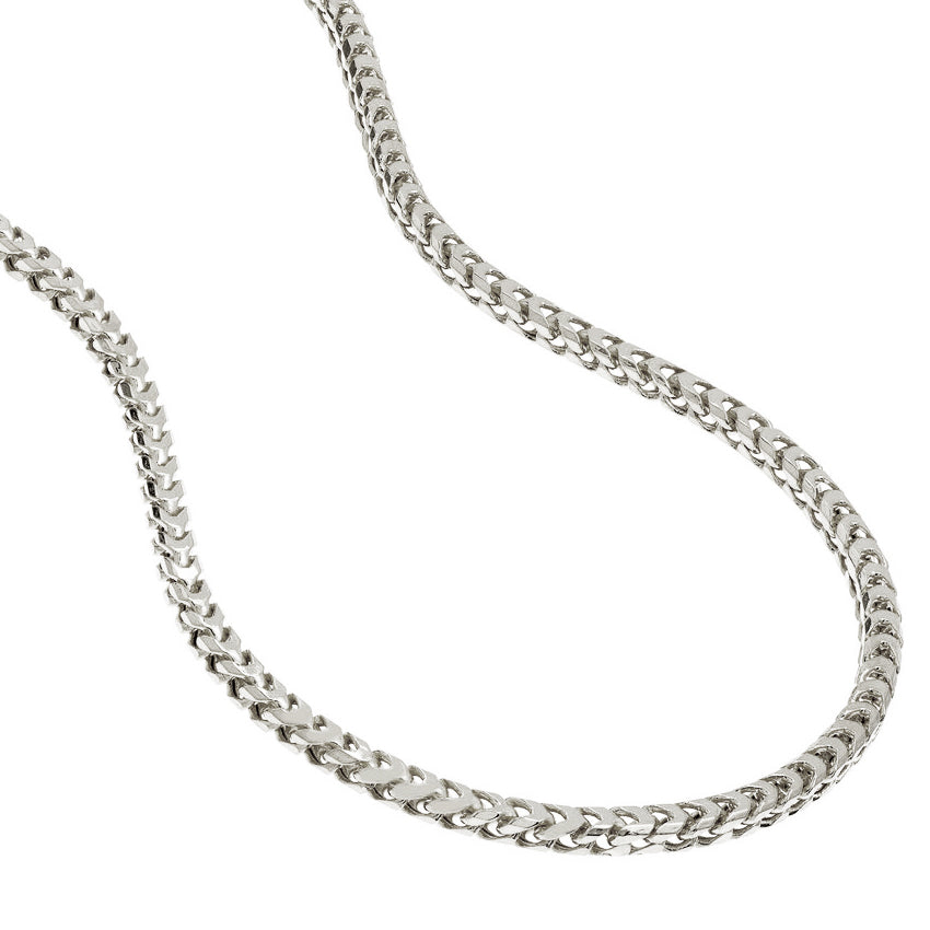 Mens silver franco chain deals