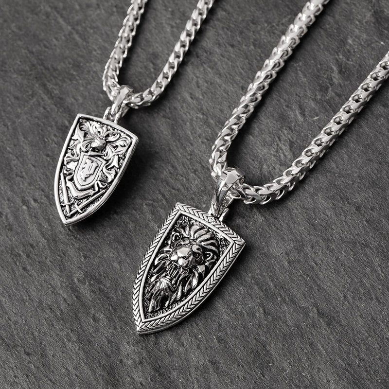 Silver Lion Pendant Sterling Silver Lion by Proclamation Jewelry